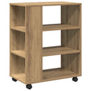 rullebord 60x35x75 cm konstrueret træ kunsteg