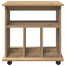 rullebord 60x45x60 cm konstrueret træ kunsteg