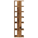 skoskabe 2 stk. 28x27x102 cm konstrueret træ gammelt træ-look