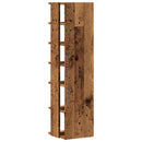 skoskabe 2 stk. 28x27x102 cm konstrueret træ gammelt træ-look