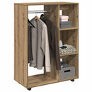 garderobe 80x40x110 cm konstrueret træ kunsteg