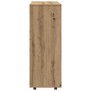 garderobe 80x40x110 cm konstrueret træ kunsteg