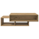 sofabord 105x55x32 cm konstrueret træ kunsteg