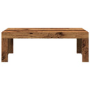 sofabord 102x50x35 cm konstrueret træ antikt træ
