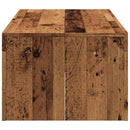 sofabord 102x50x35 cm konstrueret træ antikt træ