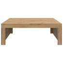 sofabord 100x100x35 cm konstrueret træ kunsteg