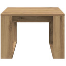 sidebord 50x50x35 cm konstrueret træ kunsteg