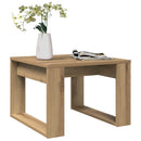 sidebord 50x50x35 cm konstrueret træ kunsteg