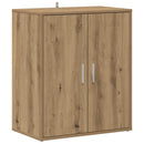 skoskab 60x35x70 cm konstrueret træ kunsteg