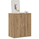 skoskab 60x35x70 cm konstrueret træ kunsteg