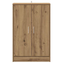 skoskab 60x35x92 cm konstrueret træ kunsteg