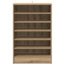 skoskab 60x35x92 cm konstrueret træ kunsteg