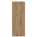 skoskab 60x35x92 cm konstrueret træ kunsteg