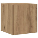 sidebord 33x33x34 cm konstrueret træ kunsteg
