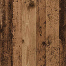hjørnereol 33x33x132 cm konstrueret træ antikt træ