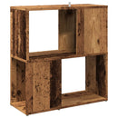 bogreol 60x24x63 cm konstrueret træ antikt træ