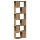 bogreol/rumdeler 60x24x186 cm kunsteg