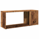 tv-bord 80x24x32 cm konstrueret træ antikt træ
