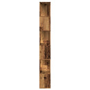 bogreol/rumdeler 80x24x186 cm antikt træ