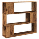 bogreol/rumdeler 100x24x94 cm antikt træ