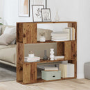 bogreol/rumdeler 100x24x94 cm antikt træ