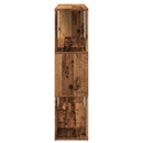 bogreol/rumdeler 100x24x94 cm antikt træ