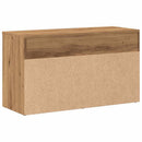 skobænk 80x30x45 cm konstrueret træ kunsteg