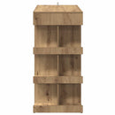 barbord med opbevaringsstativ 100x48x101,5 cm kunsteg