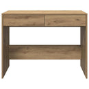 skrivebord 101x50x76,5 cm konstrueret træ kunsteg