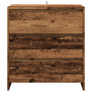 skænk 70x41x75 cm konstrueret træ antikt trælook