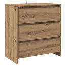 skænk 70x41x75 cm konstrueret træ kunsteg