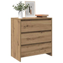skænk 70x41x75 cm konstrueret træ kunsteg
