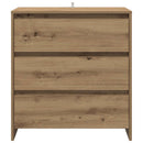 skænk 70x41x75 cm konstrueret træ kunsteg