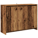skænk 102x33x75 cm konstrueret træ antikt trælook