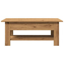 sofabord 102x55x42 cm konstrueret træ kunsteg