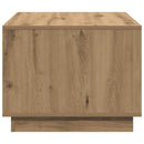 sofabord 55x55x42 cm konstrueret træ kunsteg
