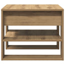 sofabord 55,5x55x45 cm konstrueret træ kunsteg