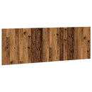 sengegærde 240x1,5x80 cm konstrueret træ gammelt træ-look