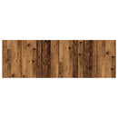 sengegærde 240x1,5x80 cm konstrueret træ gammelt træ-look