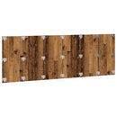 sengegærde 240x1,5x80 cm konstrueret træ gammelt træ-look
