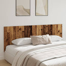 sengegærde 240x1,5x80 cm konstrueret træ gammelt træ-look