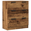 skænk 60x30x70 cm konstrueret træ antikt trælook