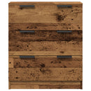 skænk 60x30x70 cm konstrueret træ antikt trælook