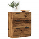 skænk 60x30x70 cm konstrueret træ antikt trælook