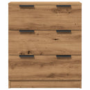 skænk 60x30x70 cm konstrueret træ kunsteg