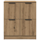 skænk 60x30x70 cm konstrueret træ kunsteg
