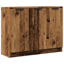 skænk 90,5x30x70 cm konstrueret træ antikt trælook