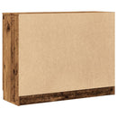 skænk 90,5x30x70 cm konstrueret træ antikt trælook