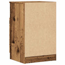 sengebord 40x36x65 cm konstrueret træ gammelt trælook