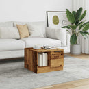 sofabord 50x50x36 cm konstrueret træ antikt træ